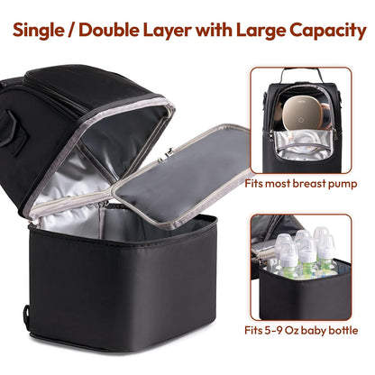 Breastmilk Cooler Bag (Stripe)