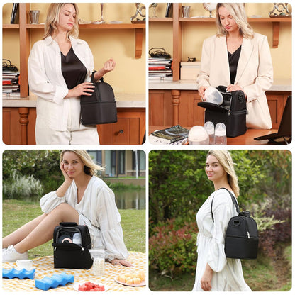 Breastmilk Cooler Bag (Stripe)