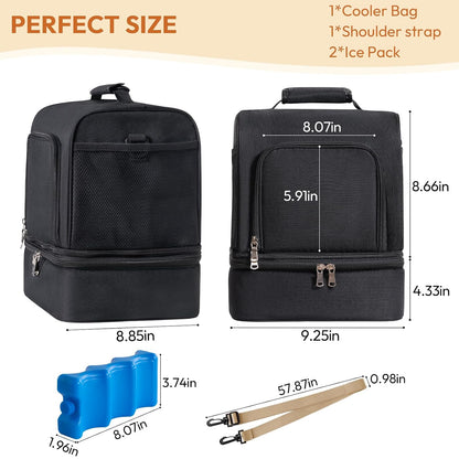 Breastmilk Cooler Bag (Stripe)