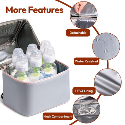 Breastmilk Cooler Bag (Stripe)