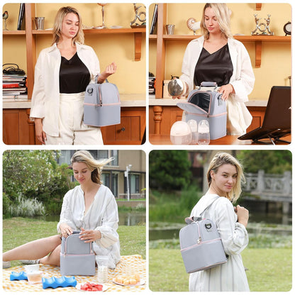 Breastmilk Cooler Bag (Stripe)