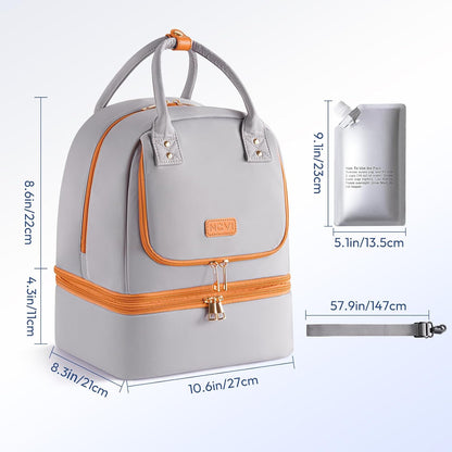 Breastmilk Cooler Bag (Stripe)