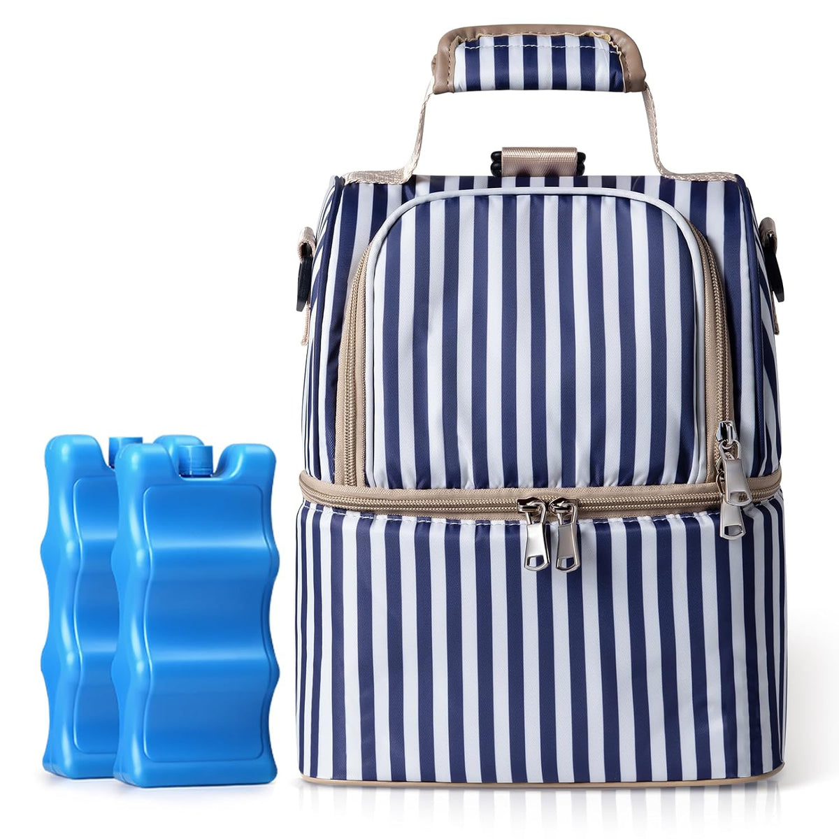 Breastmilk Cooler Bag (Stripe)