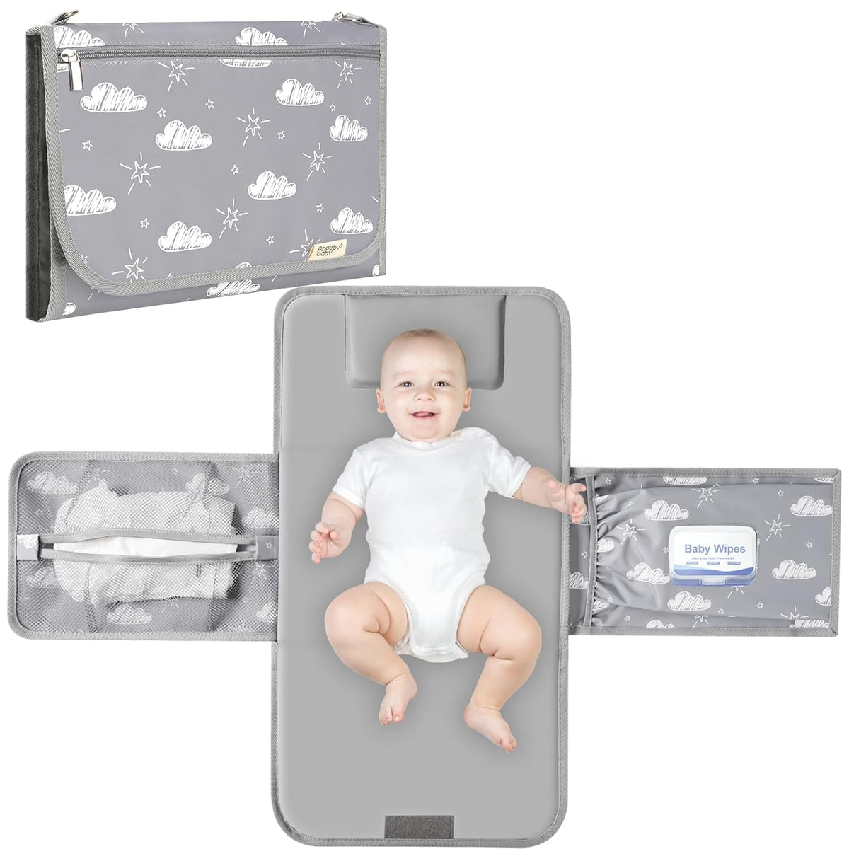Portable Diaper Changing Pad, Foldable Travel Changing Mat