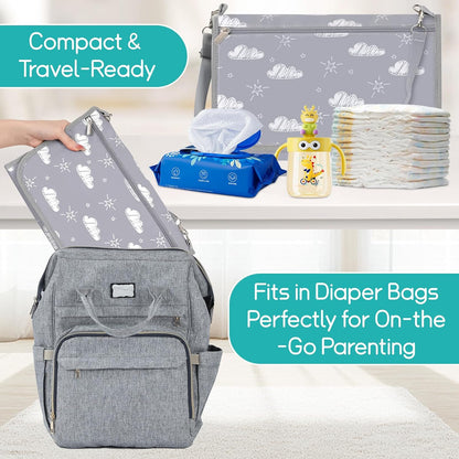 Portable Diaper Changing Pad, Foldable Travel Changing Mat