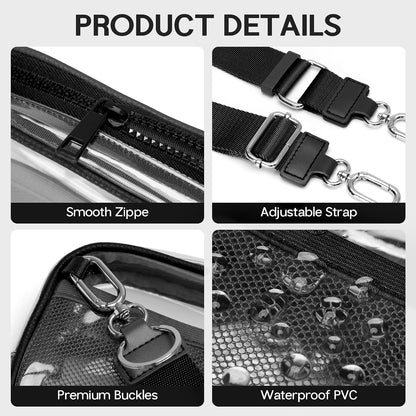 Wristlet wallets for Women RFID crossbody bags with 4 Zippers