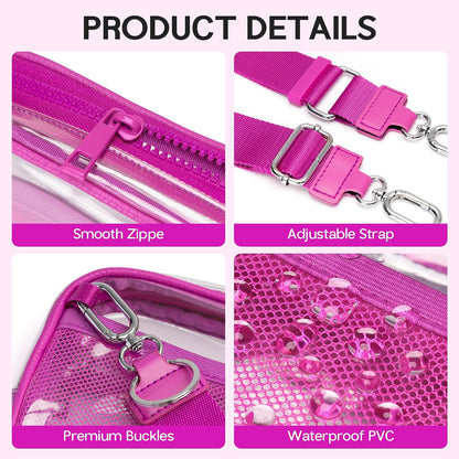 Wristlet wallets for Women RFID crossbody bags with 4 Zippers