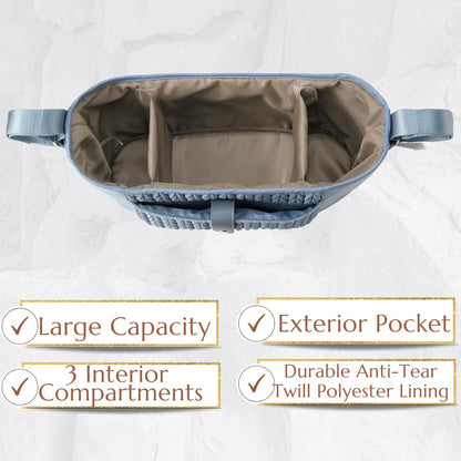 Universal Baby Stroller Organizer,Diaper Caddy Organizer with Adjustable Straps to Fits Nearly Any Strollers