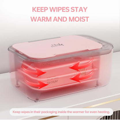 Baby Wipe Warmer with Surround Heating, Large Capacity, White