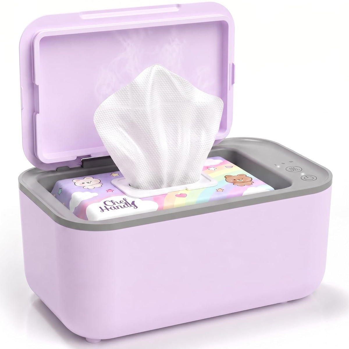 Baby Wipe Warmer with Surround Heating, Large Capacity, White