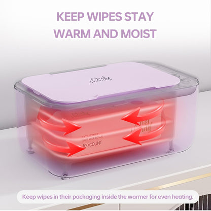 Baby Wipe Warmer with Surround Heating, Large Capacity, White