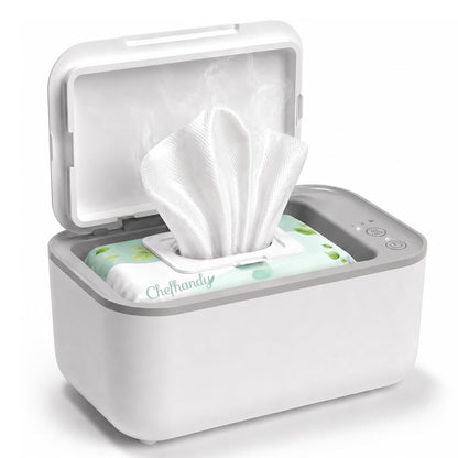 Baby Wipe Warmer with Surround Heating, Large Capacity, White