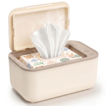 Baby Wipe Warmer with Surround Heating, Large Capacity, White