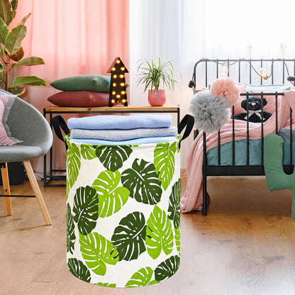 Kids Laundry Hamper Clothes Gift Basket Storage Laundry Baskets Organizer Bin with Handles for Nursery Room (Excavator)