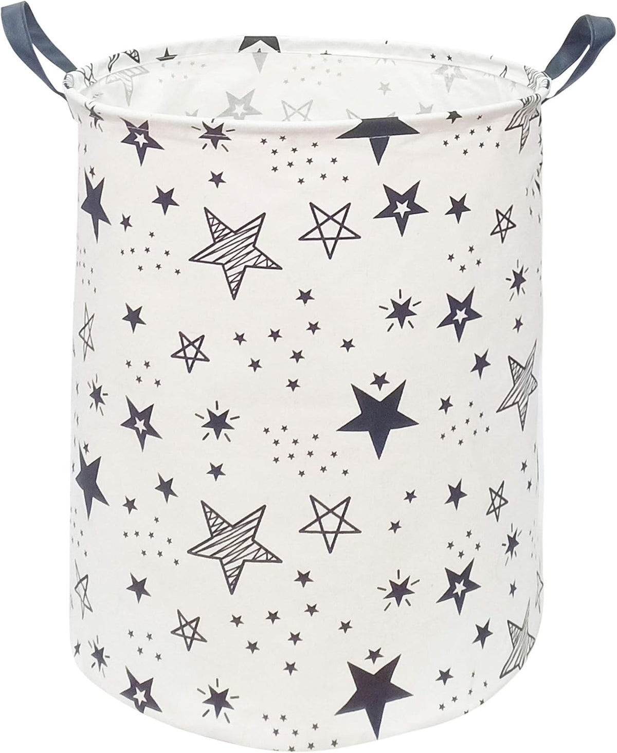 Kids Laundry Hamper Clothes Gift Basket Storage Laundry Baskets Organizer Bin with Handles for Nursery Room (Excavator)