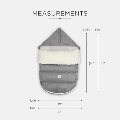 Enfant Universal Stroller Footmuff - Water Repellent Winter Bunting Bag for Strollers & Car Seats, Soft Micro-Fleece & Plush Lined Stroller Footmuff for Baby Boy & Girl | BebePOD