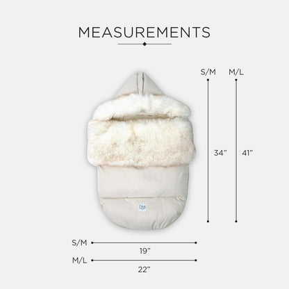 Enfant Universal Stroller Footmuff - Water Repellent Winter Bunting Bag for Strollers & Car Seats, Soft Micro-Fleece & Plush Lined Stroller Footmuff for Baby Boy & Girl | BebePOD