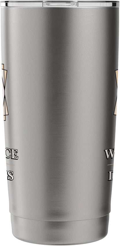 Calm Workspace Sharp Decisions Executive Desk Stainless Steel Insulated Tumbler