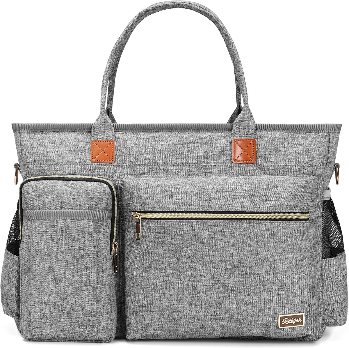 Laptop Tote Bag, Teacher Tote Bag for Women Work 15.6 inch Laptop Work Tote Bag Nurse Tote Bag, Insulated Pocket