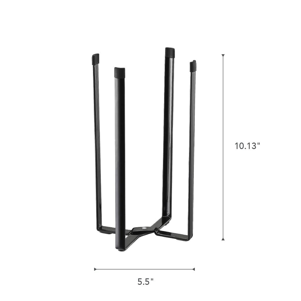 Home Tower Kitchen Multi Eco Stand - Multifunctional Plastic Bag Holder Bottle Dryer - Steel