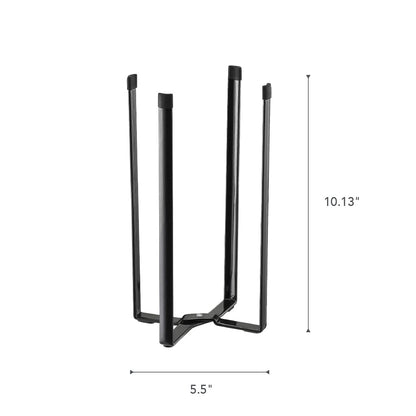 Home Tower Kitchen Multi Eco Stand - Multifunctional Plastic Bag Holder Bottle Dryer - Steel