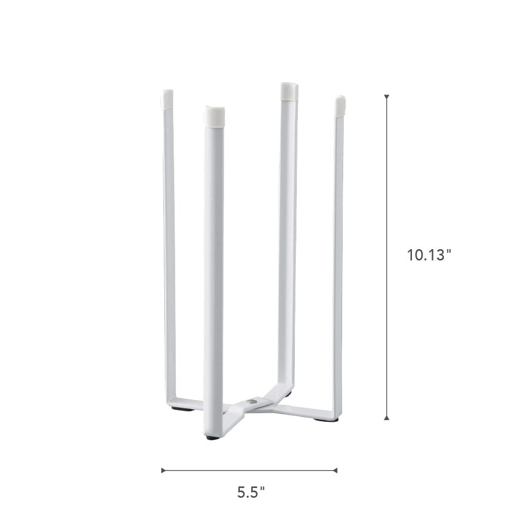 Home Tower Kitchen Multi Eco Stand - Multifunctional Plastic Bag Holder Bottle Dryer - Steel