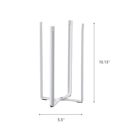 Home Tower Kitchen Multi Eco Stand - Multifunctional Plastic Bag Holder Bottle Dryer - Steel