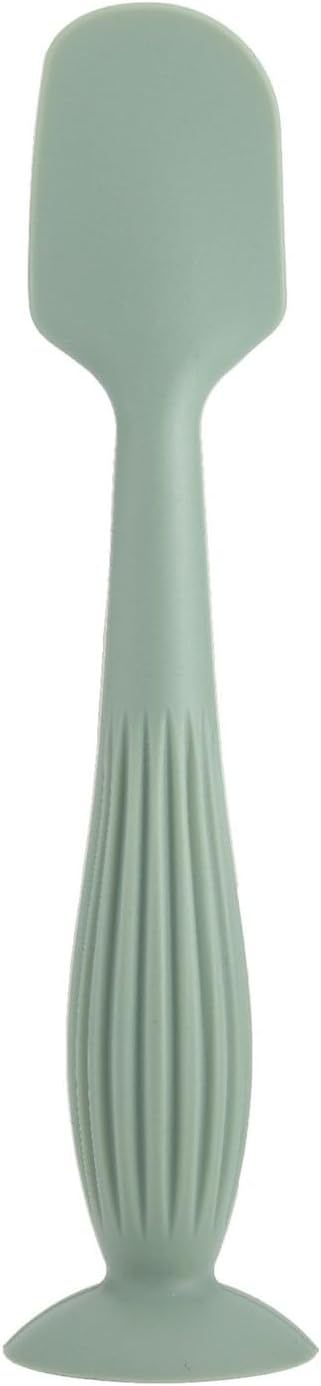 Silicone Ointment Applicator Baby Diaper Cream Scraper Spoon Buttocks Scraping Spoon With Suction Cup Base Diaper Cream Application