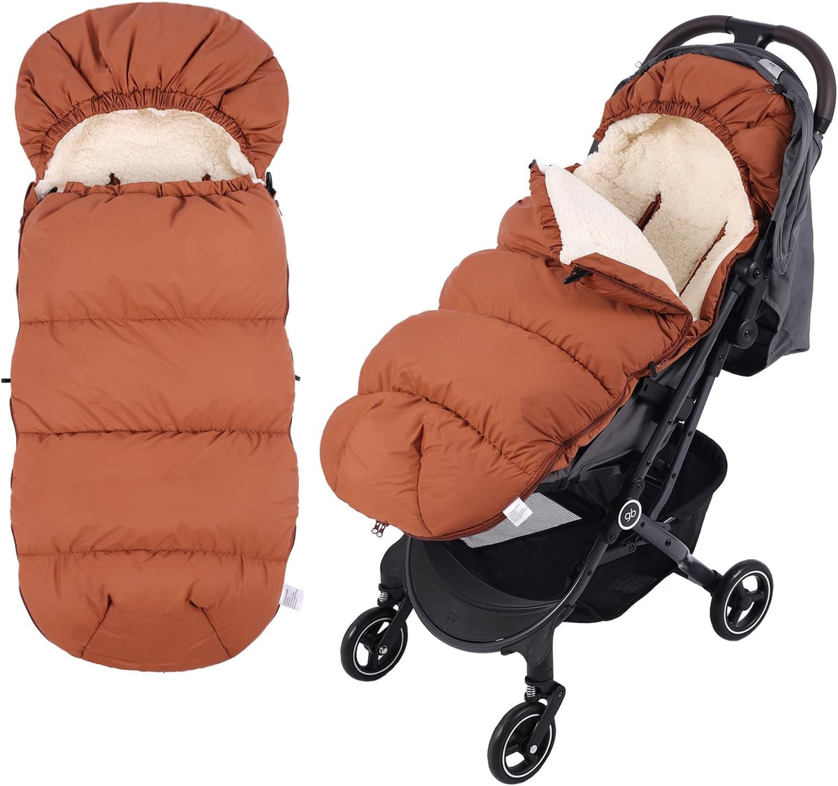 Waterproof &Thicken Universal Stroller Cover Winter,Stroller Footmuff Bunting Bag for Warm Strollers Muff,Stroller Accessories for Baby Sleeping Bag Winter Stroller Blanket