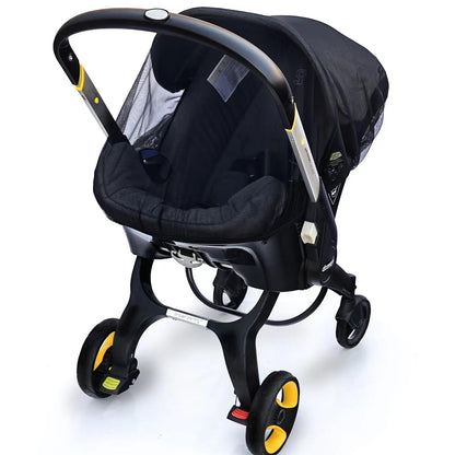 Stroller Sun Shade - Universal Stroller Sun Shade for Travel Strollers, Jogging Strollers; Baby and Toddler Travel Essential; Safely Blocks Up to 97% of UV, Easy to Install