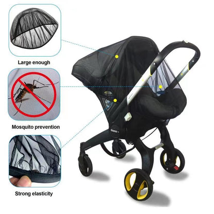 Stroller Sun Shade - Universal Stroller Sun Shade for Travel Strollers, Jogging Strollers; Baby and Toddler Travel Essential; Safely Blocks Up to 97% of UV, Easy to Install