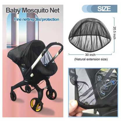 Stroller Sun Shade - Universal Stroller Sun Shade for Travel Strollers, Jogging Strollers; Baby and Toddler Travel Essential; Safely Blocks Up to 97% of UV, Easy to Install