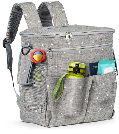 Stroller Organizer, Universal Diaper Bag Backpack Bag Fit for Newborn Baby Girl Or Boy Tote, Gift for Shower, New Parents, New Mom, Infants, Toddlers, Babies