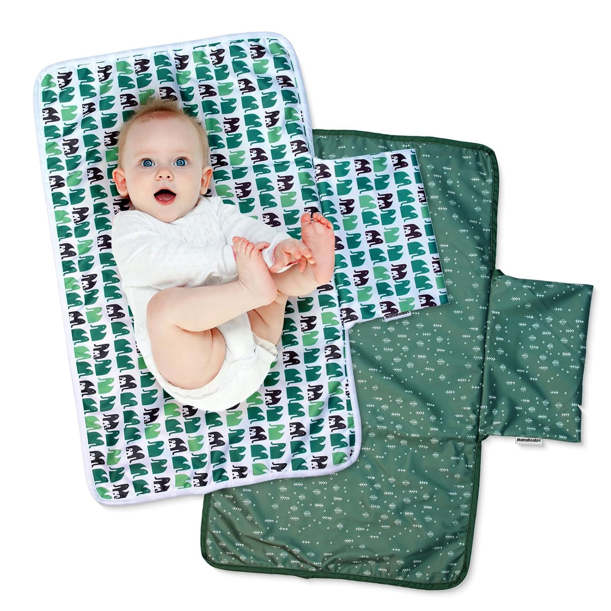 Waterproof Cloth Diaper Changing Pad - Waterproof Reusable Absorbent Mat for Cloth Diapers, Baby Crib, Travel, Daycare, 2 Pack 27.5 * 15.7 Inches