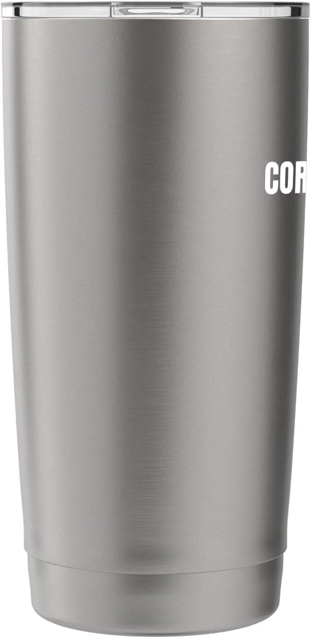 Core Calm Power Loud yoga and gym regulars Saying Stainless Steel Insulated Tumbler