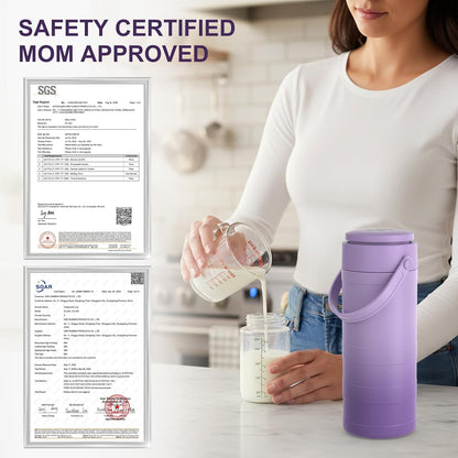 Portable Breast Milk Cooler Bottle with Touch Temp Display for Travel