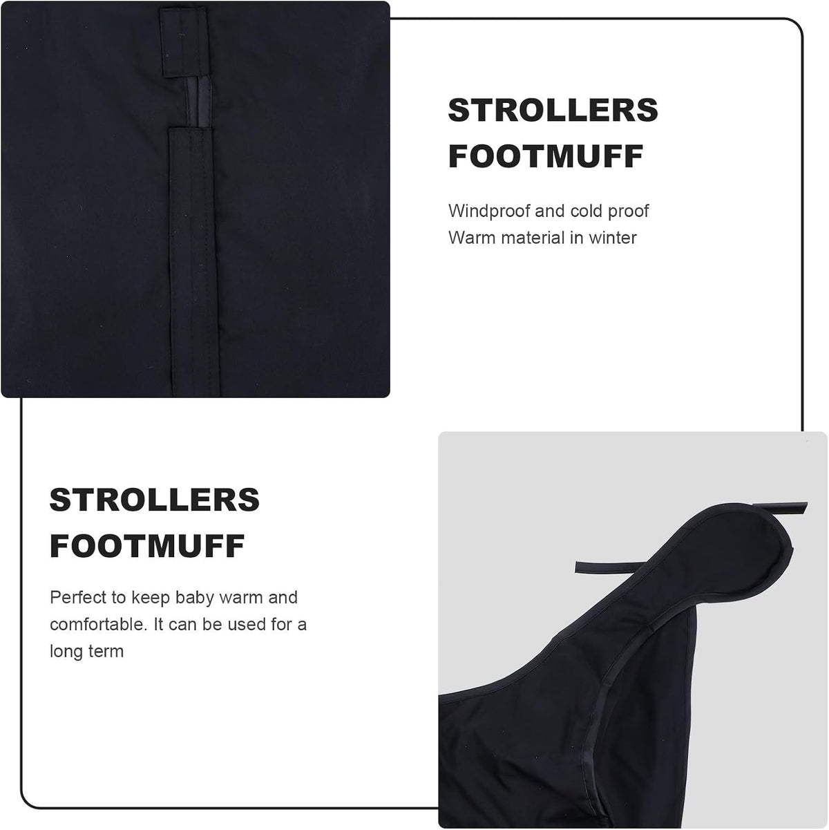 Stroller Foot Muff Windproof Oxford Cloth Winter Cover