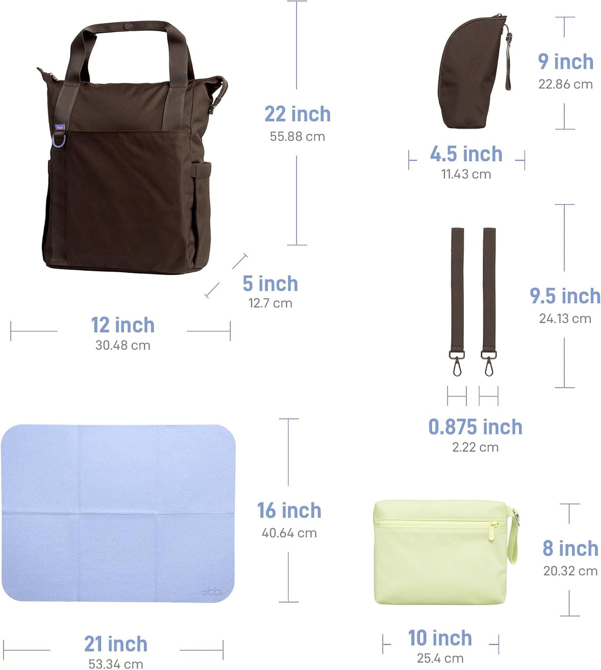 Fleuri All-Day Diaper Bag Backpack, Easy-Clean, Wild Poppy