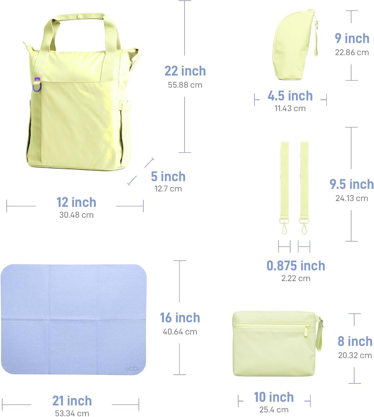 Fleuri All-Day Diaper Bag Backpack, Easy-Clean, Wild Poppy