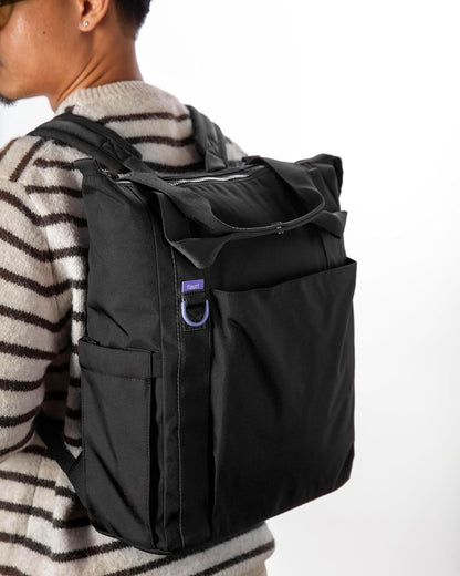 Fleuri All-Day Diaper Bag Backpack, Easy-Clean, Wild Poppy