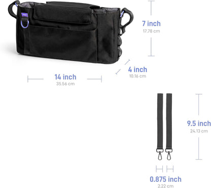 Fleuri All-Day Diaper Bag Backpack, Easy-Clean, Wild Poppy