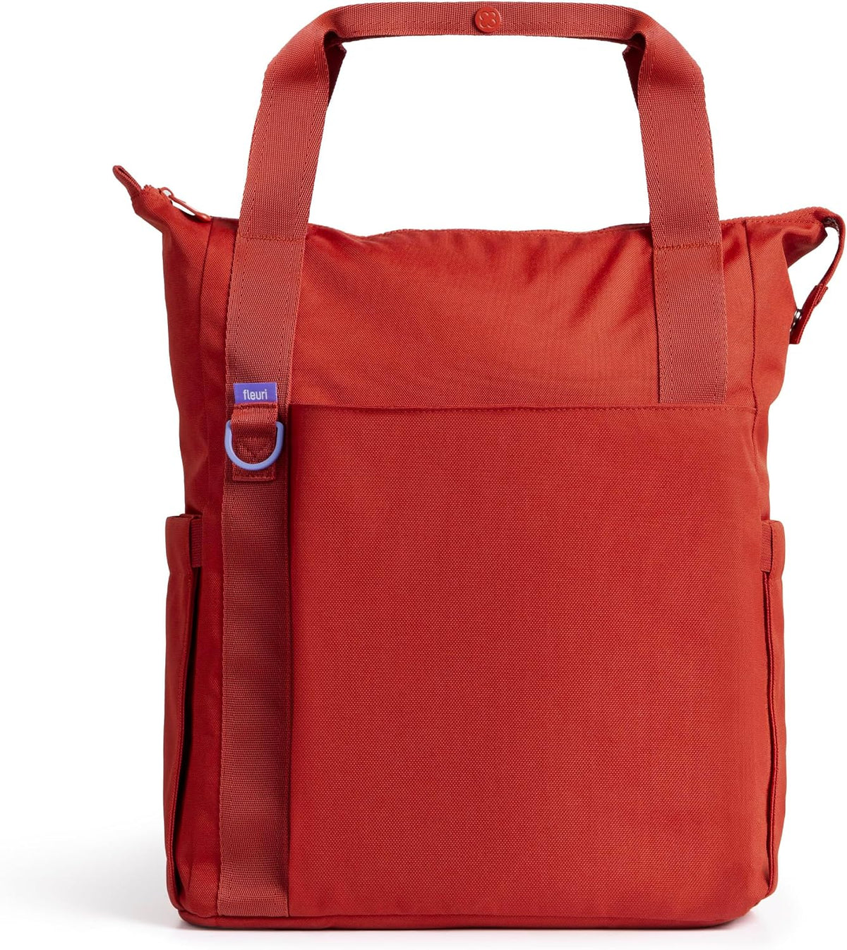Fleuri All-Day Diaper Bag Backpack, Easy-Clean, Wild Poppy