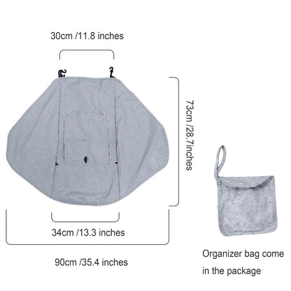 Stroller Sun Shade Universal Baby Stroller Cover for Sun Blackout Cover (0-6m) Sunshade Visor Wind Cover Blocks Sun's Rays - Gray