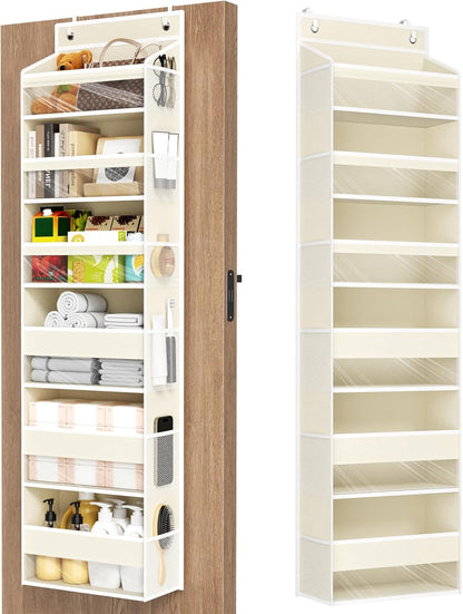 Over The Door Organizer, 6 Tiers Behind The Door Storage Hanging Shelves