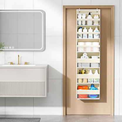 Over The Door Organizer, 6 Tiers Behind The Door Storage Hanging Shelves