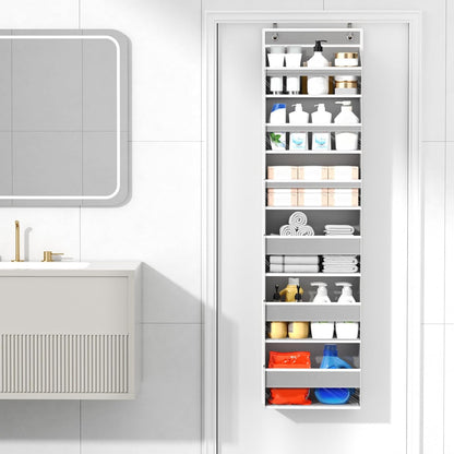 Over The Door Organizer, 6 Tiers Behind The Door Storage Hanging Shelves