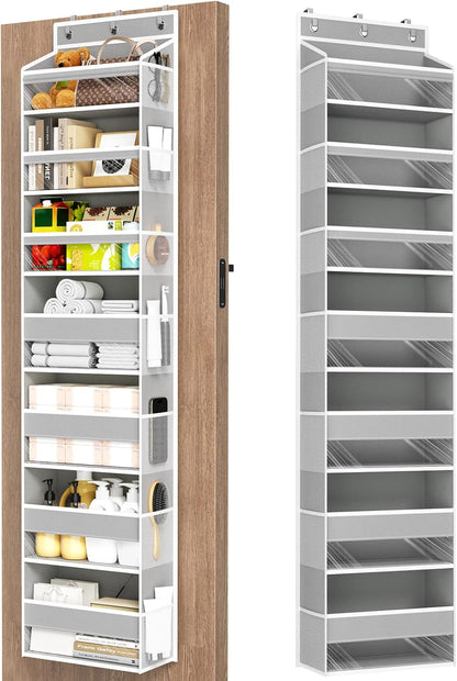 Over The Door Organizer, 6 Tiers Behind The Door Storage Hanging Shelves