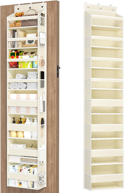 Over The Door Organizer, 6 Tiers Behind The Door Storage Hanging Shelves