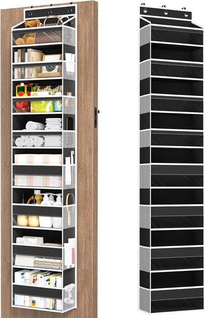 Over The Door Organizer, 6 Tiers Behind The Door Storage Hanging Shelves