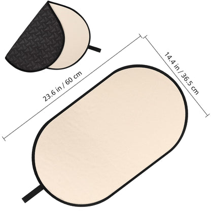 Portable Diaper Changing Pad, PU Leather Baby Diaper Changing Mat, Waterproof Baby Changing Mat for Travel or at Home Use